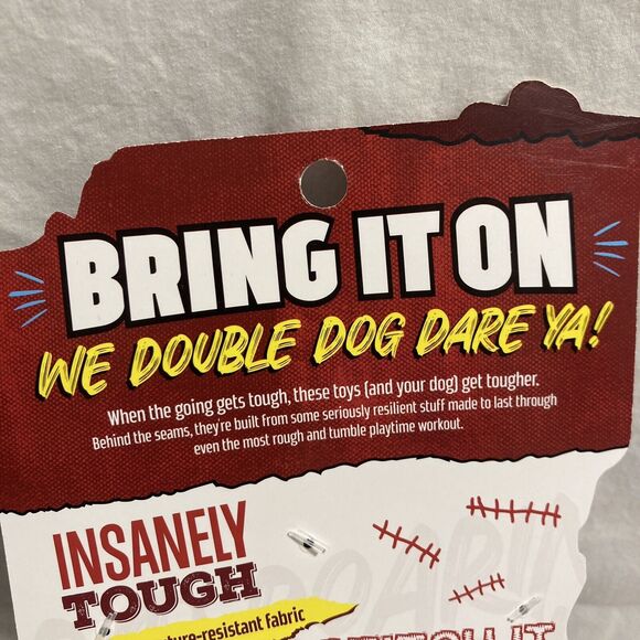 Joyhound Dog Toy Rip Roarin' Tough Paw Print Super Squeaker Durable Fetch Tug - Picture 5 of 13